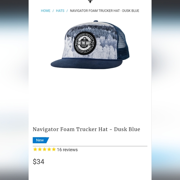 Ski the East Navigator trucker hat - Picture 8 of 9